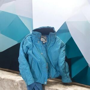 Obermeyer 1947 Teal Blue Ski Jacket